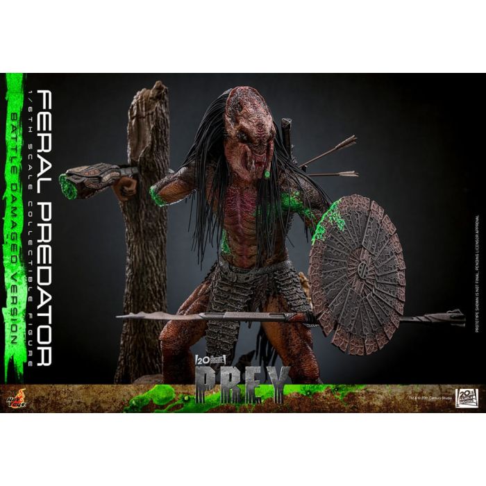 Prey Action Figure 1/6 Feral Predator (Battle Damaged Version) 37 cm