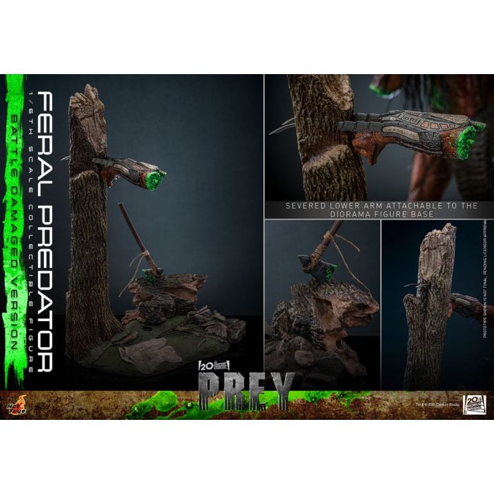 Prey Action Figure 1/6 Feral Predator (Battle Damaged Version) 37 cm