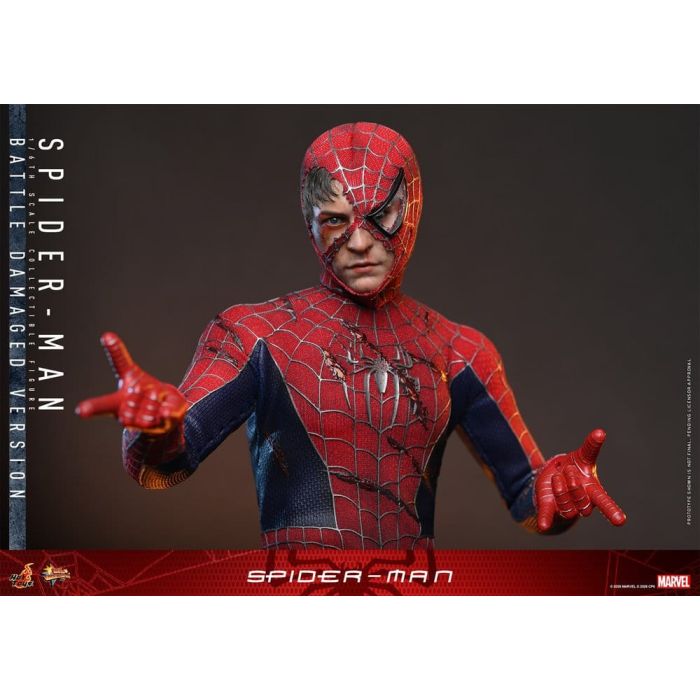 Spider-Man Movie Masterpiece Action Figure 1/6 Spider-Man (Battle Damaged Version) 30 cm