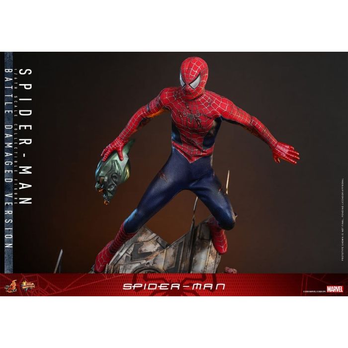 Spider-Man Movie Masterpiece Action Figure 1/6 Spider-Man (Battle Damaged Version) 30 cm