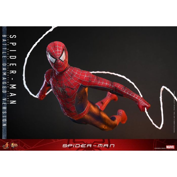 Spider-Man Movie Masterpiece Action Figure 1/6 Spider-Man (Battle Damaged Version) 30 cm