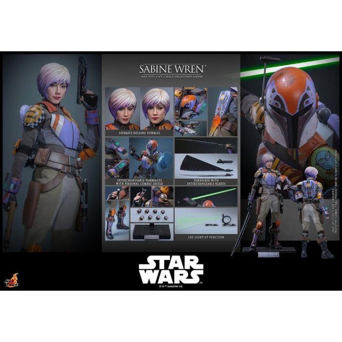 Star Wars: Rebels Television Masterpiece Action Figure 1/6 Sabine Wren 29 cm