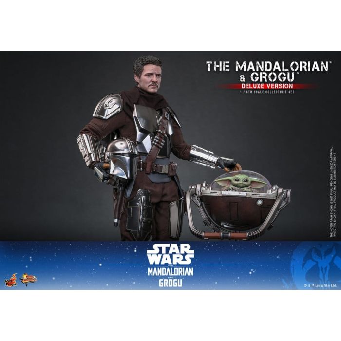 Star Wars: The Mandalorian & Grogu Movie Masterpiece Action Figure 1/6 The Mandalorian and Grogu (Deluxe Version) 31 cm