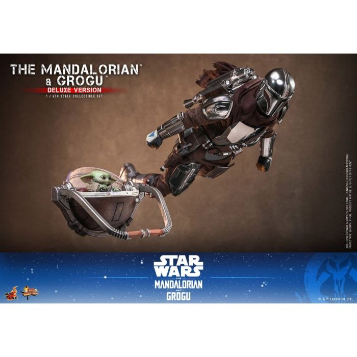 Star Wars: The Mandalorian & Grogu Movie Masterpiece Action Figure 1/6 The Mandalorian and Grogu (Deluxe Version) 31 cm