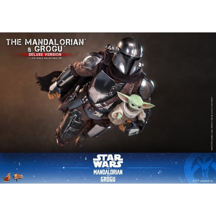 Star Wars: The Mandalorian & Grogu Movie Masterpiece Action Figure 1/6 The Mandalorian and Grogu (Deluxe Version) 31 cm