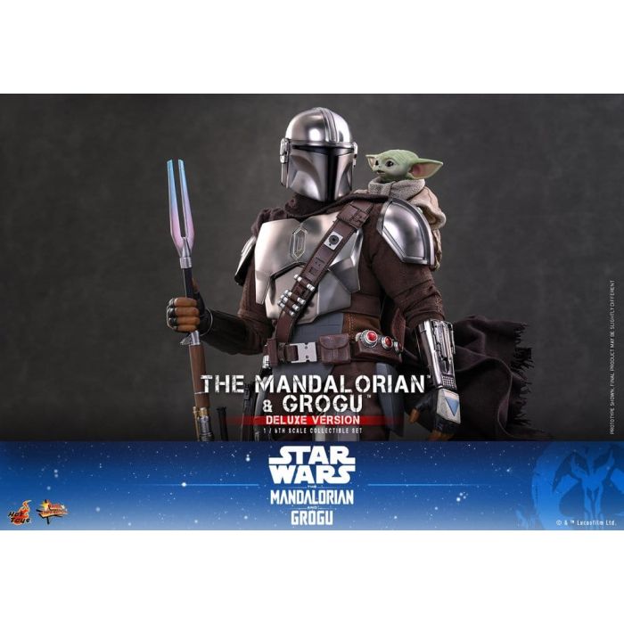 Star Wars: The Mandalorian & Grogu Movie Masterpiece Action Figure 1/6 The Mandalorian and Grogu (Deluxe Version) 31 cm