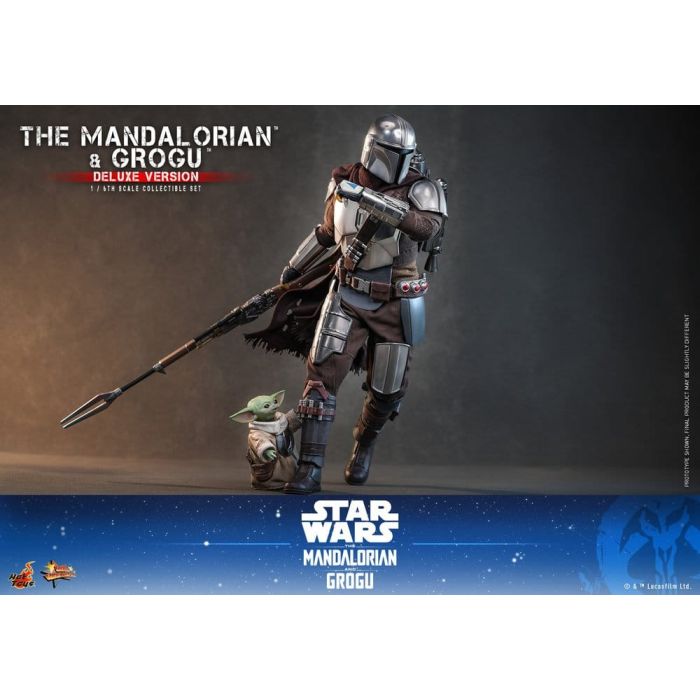 Star Wars: The Mandalorian & Grogu Movie Masterpiece Action Figure 1/6 The Mandalorian and Grogu (Deluxe Version) 31 cm