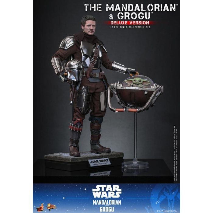 Star Wars: The Mandalorian & Grogu Movie Masterpiece Action Figure 1/6 The Mandalorian and Grogu (Deluxe Version) 31 cm