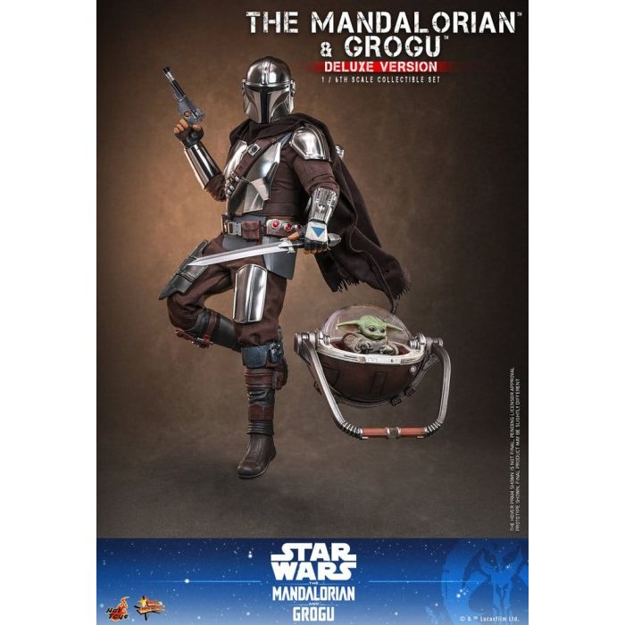 Star Wars: The Mandalorian & Grogu Movie Masterpiece Action Figure 1/6 The Mandalorian and Grogu (Deluxe Version) 31 cm