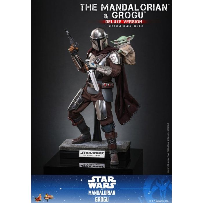 Star Wars: The Mandalorian & Grogu Movie Masterpiece Action Figure 1/6 The Mandalorian and Grogu (Deluxe Version) 31 cm