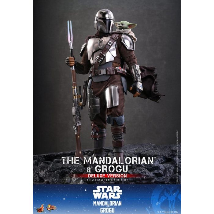Star Wars: The Mandalorian & Grogu Movie Masterpiece Action Figure 1/6 The Mandalorian and Grogu (Deluxe Version) 31 cm