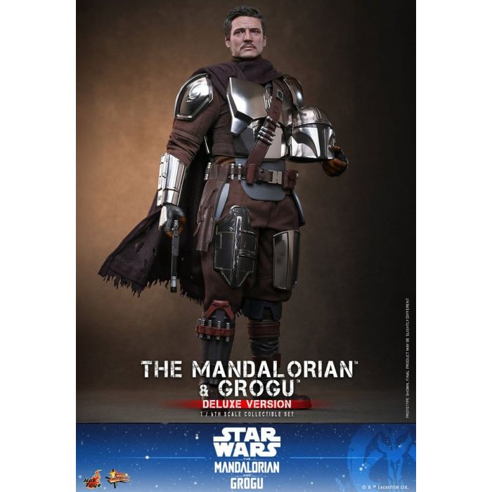 Star Wars: The Mandalorian & Grogu Movie Masterpiece Action Figure 1/6 The Mandalorian and Grogu (Deluxe Version) 31 cm
