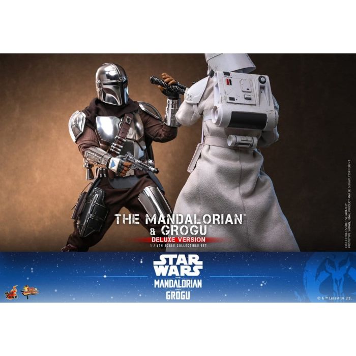 Star Wars: The Mandalorian & Grogu Movie Masterpiece Action Figure 1/6 The Mandalorian and Grogu (Deluxe Version) 31 cm