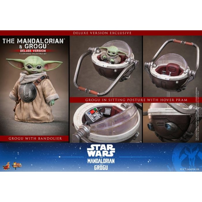 Star Wars: The Mandalorian & Grogu Movie Masterpiece Action Figure 1/6 The Mandalorian and Grogu (Deluxe Version) 31 cm
