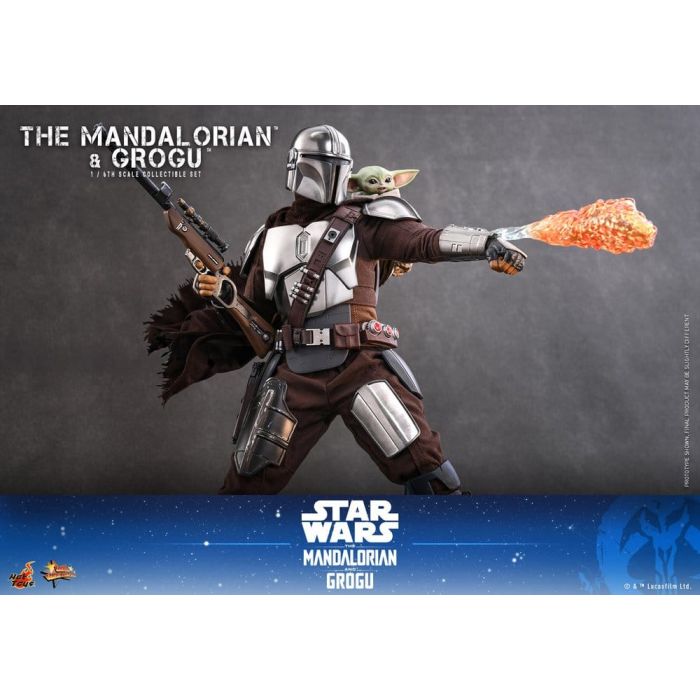 Star Wars: The Mandalorian & Grogu Movie Masterpiece Action Figure 1/6 The Mandalorian and Grogu 31 cm