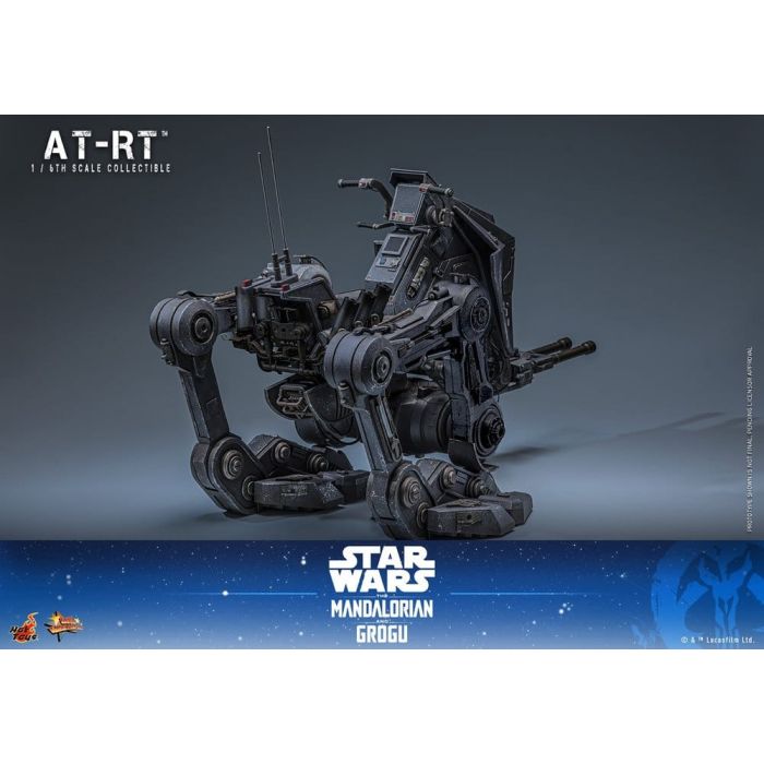 Star Wars: The Mandalorian & Grogu Movie Masterpiece Action Figure Set 1/6 Imperial Remnant AT-RT Driver & AT-RT 60 cm