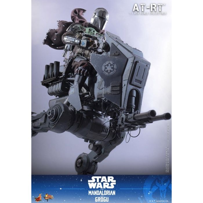 Star Wars: The Mandalorian & Grogu Movie Masterpiece Action Figure Set 1/6 Imperial Remnant AT-RT Driver & AT-RT 60 cm