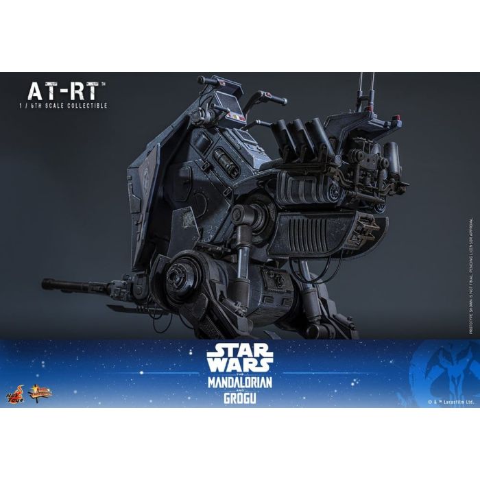 Star Wars: The Mandalorian & Grogu Movie Masterpiece Action Figure Set 1/6 Imperial Remnant AT-RT Driver & AT-RT 60 cm