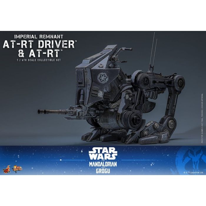 Star Wars: The Mandalorian & Grogu Movie Masterpiece Action Figure Set 1/6 Imperial Remnant AT-RT Driver & AT-RT 60 cm
