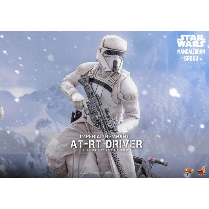 Star Wars: The Mandalorian & Grogu Movie Masterpiece Action Figure Set 1/6 Imperial Remnant AT-RT Driver & AT-RT 60 cm