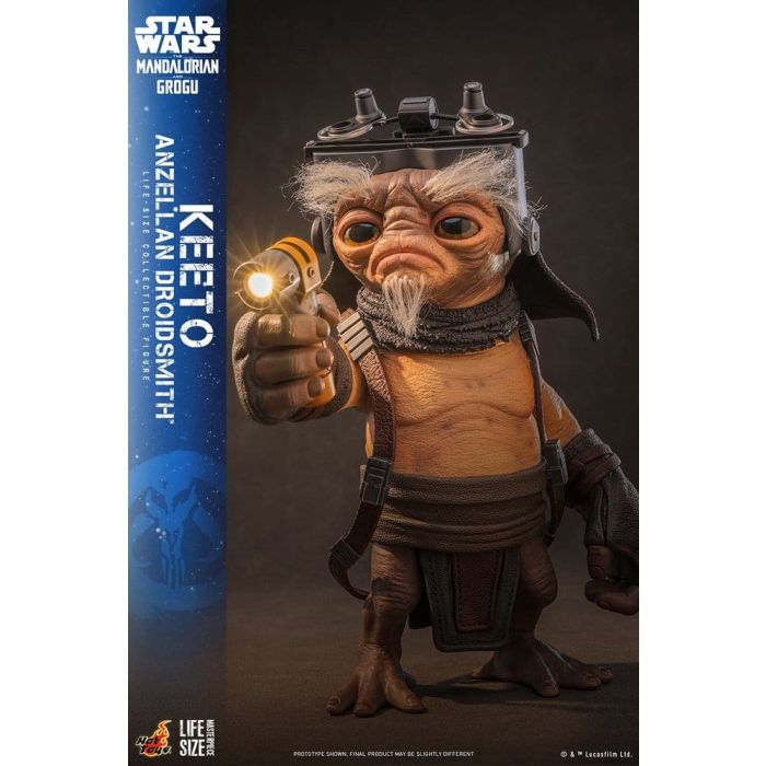 Star Wars: The Mandalorian & Grogu Life-Size Masterpiece Life-Size Figure Keeto (Anzellan Droidsmith) 26 cm