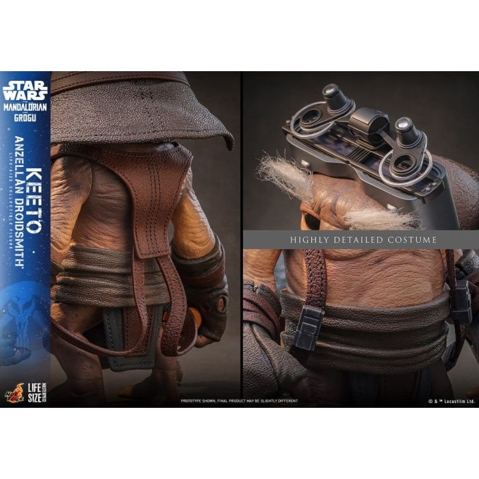 Star Wars: The Mandalorian & Grogu Life-Size Masterpiece Life-Size Figure Keeto (Anzellan Droidsmith) 26 cm