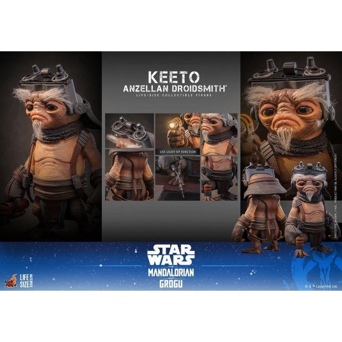Star Wars: The Mandalorian & Grogu Life-Size Masterpiece Life-Size Figure Keeto (Anzellan Droidsmith) 26 cm
