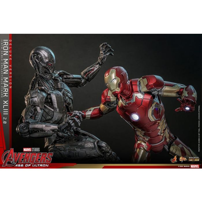 Avengers: Age of Ultron Movie Masterpiece Diecast Action Figure 1/6 Iron Man Mark XLIII (2.0) (Deluxe Version) 32 cm