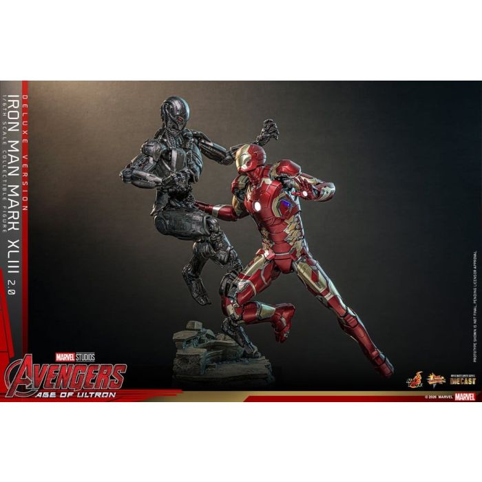 Avengers: Age of Ultron Movie Masterpiece Diecast Action Figure 1/6 Iron Man Mark XLIII (2.0) (Deluxe Version) 32 cm