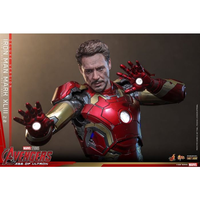Avengers: Age of Ultron Movie Masterpiece Diecast Action Figure 1/6 Iron Man Mark XLIII (2.0) (Deluxe Version) 32 cm