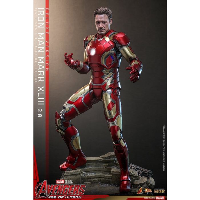 Avengers: Age of Ultron Movie Masterpiece Diecast Action Figure 1/6 Iron Man Mark XLIII (2.0) (Deluxe Version) 32 cm