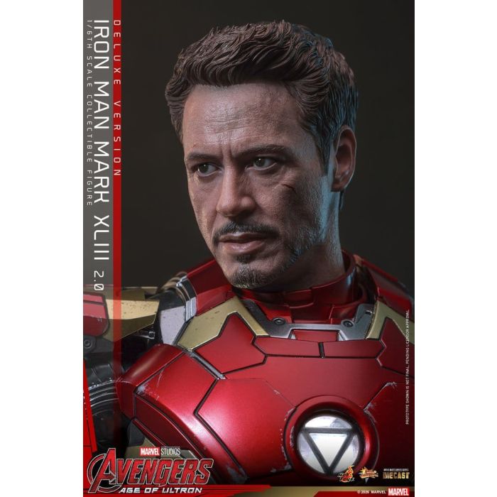 Avengers: Age of Ultron Movie Masterpiece Diecast Action Figure 1/6 Iron Man Mark XLIII (2.0) (Deluxe Version) 32 cm