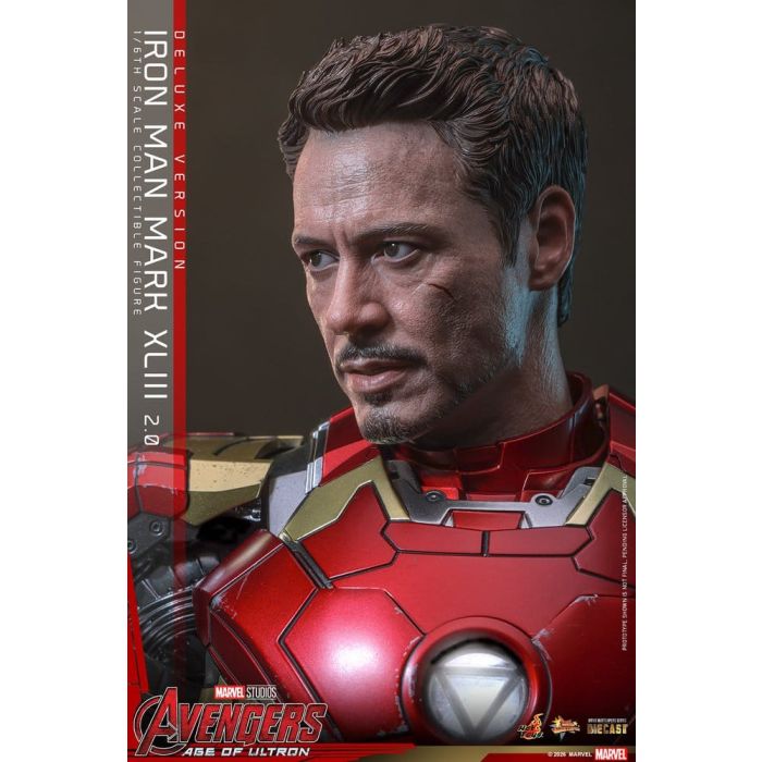 Avengers: Age of Ultron Movie Masterpiece Diecast Action Figure 1/6 Iron Man Mark XLIII (2.0) (Deluxe Version) 32 cm