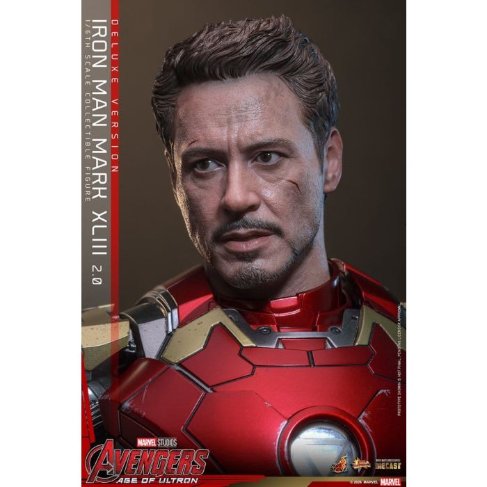 Avengers: Age of Ultron Movie Masterpiece Diecast Action Figure 1/6 Iron Man Mark XLIII (2.0) (Deluxe Version) 32 cm