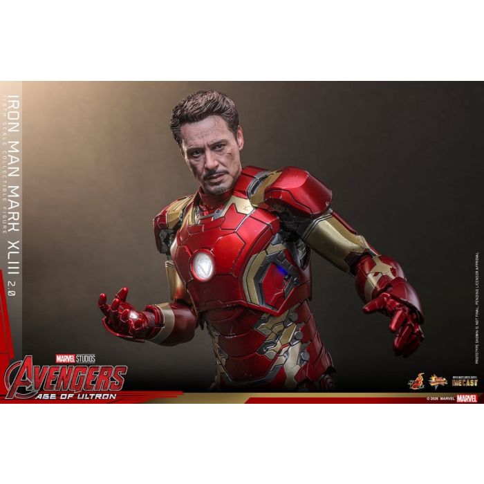 Avengers: Age of Ultron Movie Masterpiece Diecast Action Figure 1/6 Iron Man Mark XLIII (2.0) 32 cm