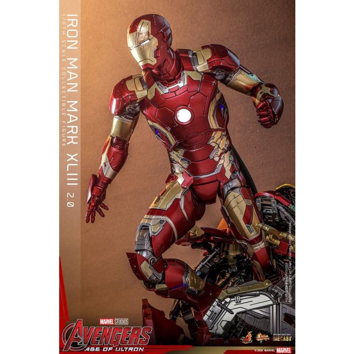 Avengers: Age of Ultron Movie Masterpiece Diecast Action Figure 1/6 Iron Man Mark XLIII (2.0) 32 cm