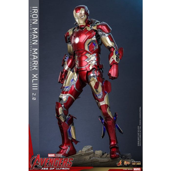 Avengers: Age of Ultron Movie Masterpiece Diecast Action Figure 1/6 Iron Man Mark XLIII (2.0) 32 cm