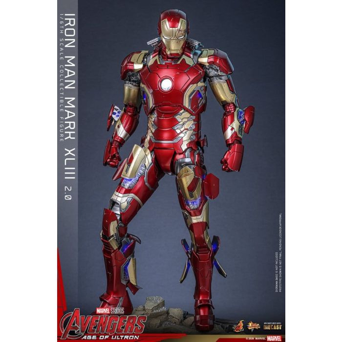Avengers: Age of Ultron Movie Masterpiece Diecast Action Figure 1/6 Iron Man Mark XLIII (2.0) 32 cm
