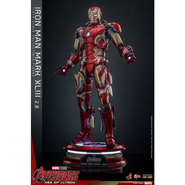 Avengers: Age of Ultron Movie Masterpiece Diecast Action Figure 1/6 Iron Man Mark XLIII (2.0) 32 cm