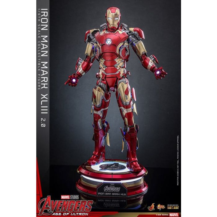 Avengers: Age of Ultron Movie Masterpiece Diecast Action Figure 1/6 Iron Man Mark XLIII (2.0) 32 cm