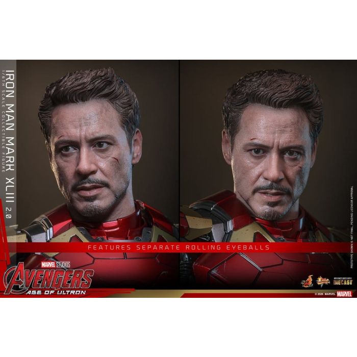 Avengers: Age of Ultron Movie Masterpiece Diecast Action Figure 1/6 Iron Man Mark XLIII (2.0) 32 cm