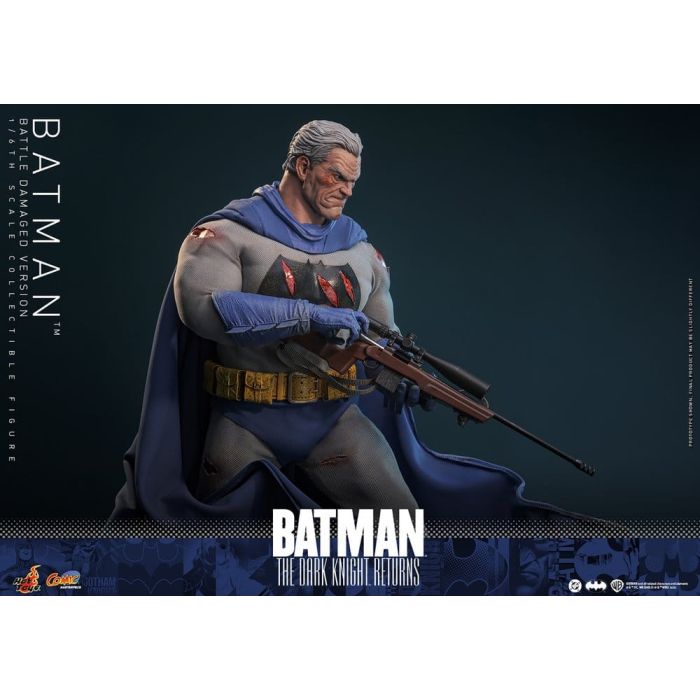 Batman: The Dark Knight Returns Comic Masterpiece Action Figure 1/6 Batman (Battle Damaged Version) 32 cm