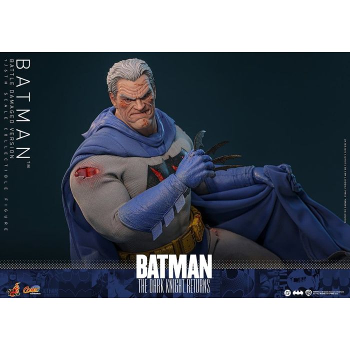 Batman: The Dark Knight Returns Comic Masterpiece Action Figure 1/6 Batman (Battle Damaged Version) 32 cm