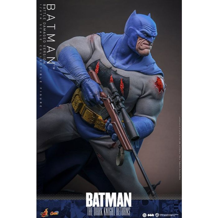 Batman: The Dark Knight Returns Comic Masterpiece Action Figure 1/6 Batman (Battle Damaged Version) 32 cm