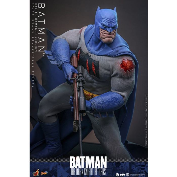 Batman: The Dark Knight Returns Comic Masterpiece Action Figure 1/6 Batman (Battle Damaged Version) 32 cm
