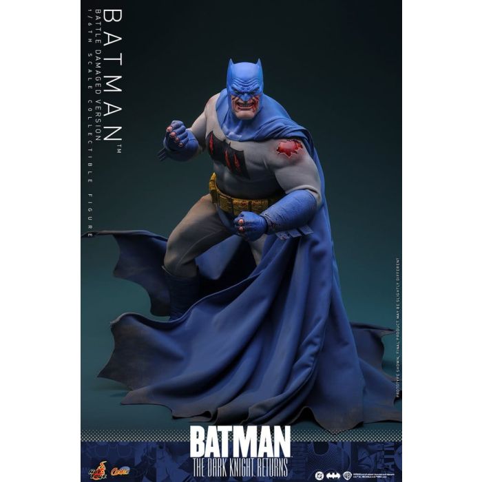 Batman: The Dark Knight Returns Comic Masterpiece Action Figure 1/6 Batman (Battle Damaged Version) 32 cm
