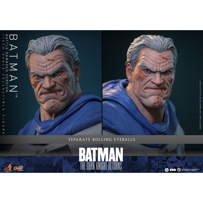 Batman: The Dark Knight Returns Comic Masterpiece Action Figure 1/6 Batman (Battle Damaged Version) 32 cm