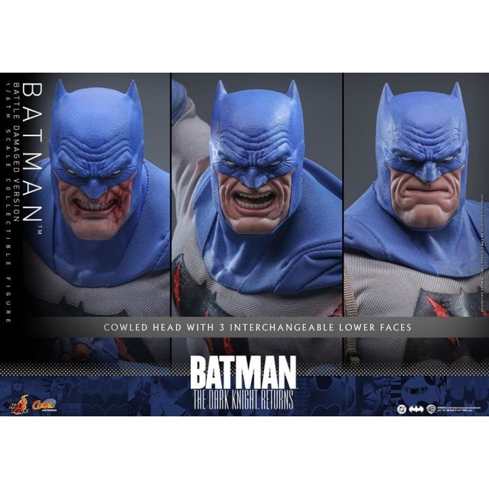 Batman: The Dark Knight Returns Comic Masterpiece Action Figure 1/6 Batman (Battle Damaged Version) 32 cm