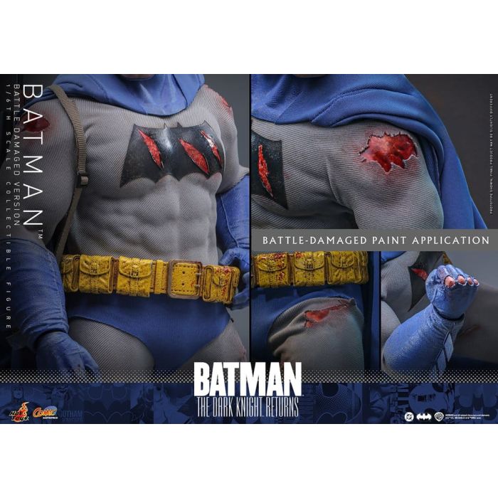 Batman: The Dark Knight Returns Comic Masterpiece Action Figure 1/6 Batman (Battle Damaged Version) 32 cm