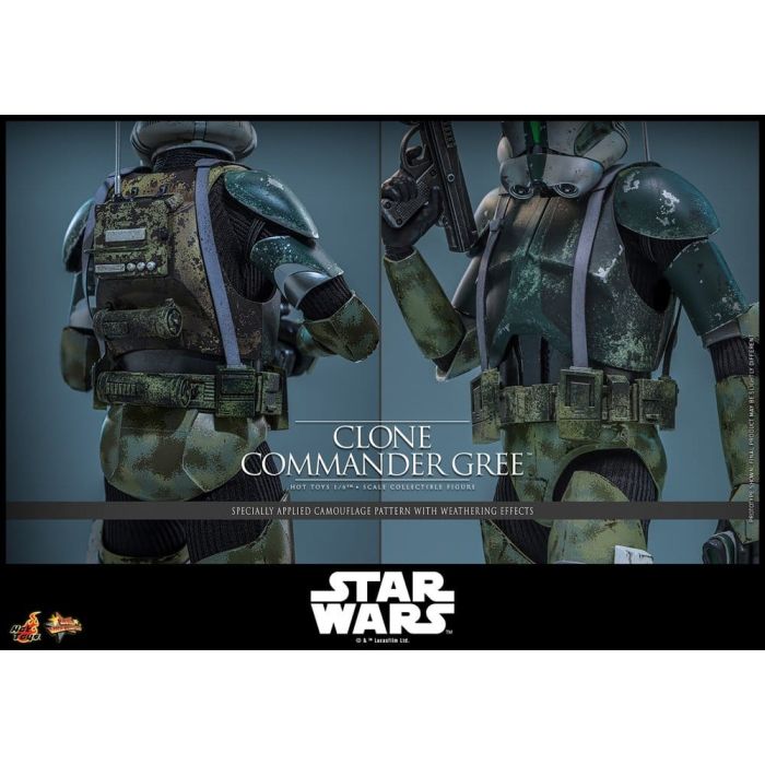 Star Wars Movie Masterpiece Action Figure 1/6 Clone Commander Gree 30 cm